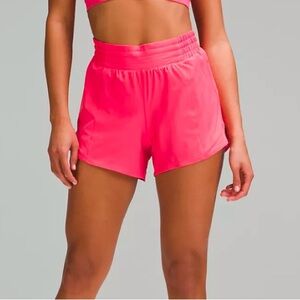 Hotty Hot HR Short 4” Lined Glaze Pink